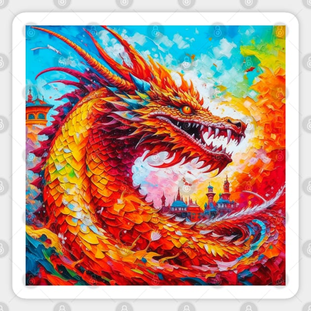 Chinese New Year 2024 Year of the Dragon Lunar New Year Happy New Year 2024 Sticker by MyVictory